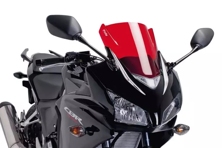 Puig Racing Screen Honda Cbr500R 13-15 C/Red - Duell MP varaosat ja tarvikkeet - 92548 - 1