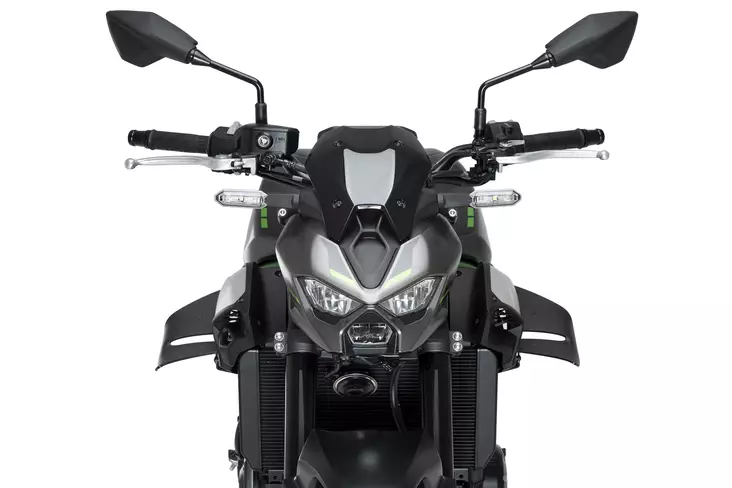 Puig Spoilers D12 Kawasaki Z900 25' C/Matt Black - Duell MP varaosat ja tarvikkeet - 95128 - 1