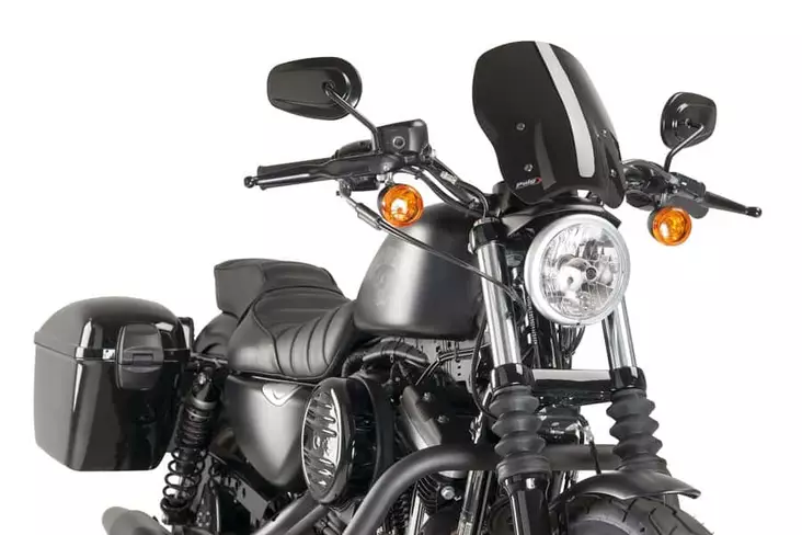 Puig Windshield New Generation Harley Sportster C/Black - Duell MP varaosat ja tarvikkeet - 90628 - 1