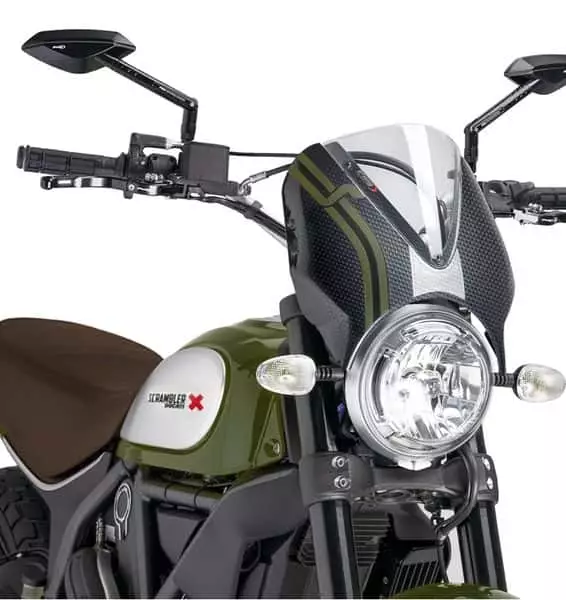 Puig Windshield New Generation Scrambler 15-17 Car/Clea - Duell MP varaosat ja tarvikkeet - 91108 - 1