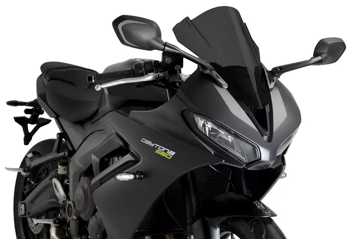 Puig Z-Racing Screen Triumph Daytona 660 24' C/Dark Smo - Duell MP varaosat ja tarvikkeet - 95708 - 1
