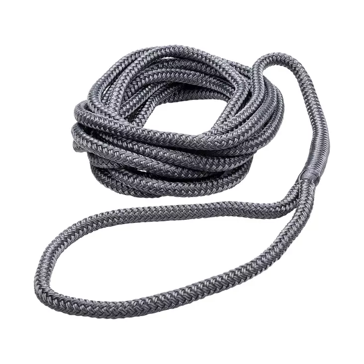 Qvarken Kiinnitysköysi Dockline silmukalla 18mm 15m harmaa - Duell venetarvikkeet - 139668 - 1