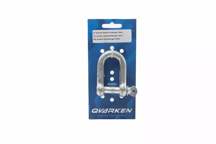 Qvarken Sakkeli D-malli galv 6mm 2kpl - Duell venetarvikkeet - 140018 - 1