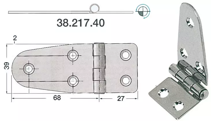S.S Sarana 95x39mm - Duell venetarvikkeet - 5258 - 1