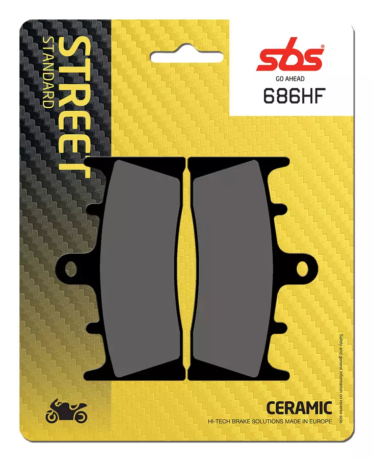Sbs Jarrupalat Ceramic - Duell MP varaosat ja tarvikkeet - 123668 - 1