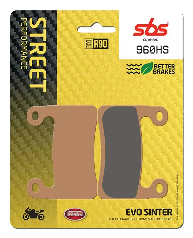 Sbs Jarrupalat Sintered - Duell MP varaosat ja tarvikkeet - 122268 - 1