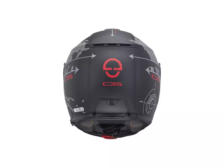 Schuberth Kypärä C5 Globe musta, 63 2XL - Duell ajovarusteet - 65628 - 1