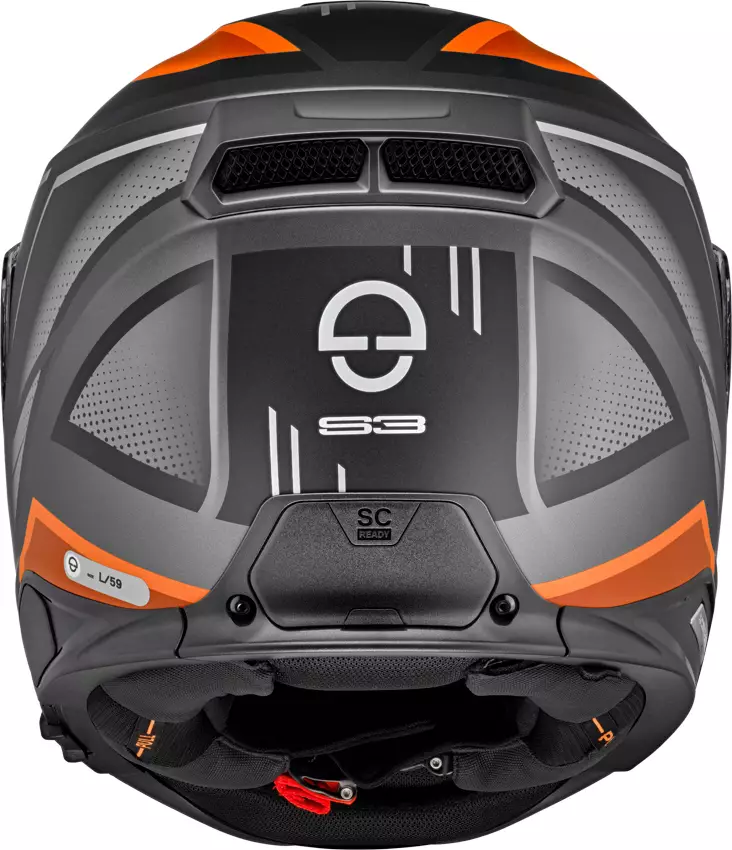 Schuberth Kypärä S3 Storm Matta Oranssi, 59 L - Duell ajovarusteet - 65498 - 1