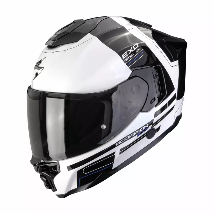 SCORPION Helmet EXO-1500 AIR DUAL White-Black, M - Duell ajovarusteet - 50098 - 1