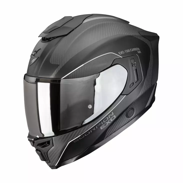 SCORPION Helmet EXO-1500 CARBON AIR MUNDI Matt Black-Silver, S - Duell ajovarusteet - 49458 - 1