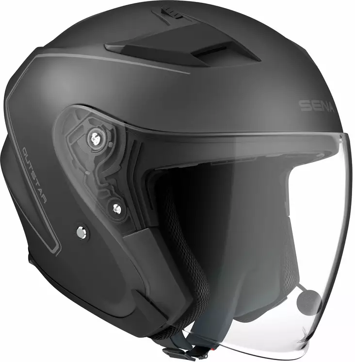 Sena Kypärä Outstar 2 2206 Mattamusta, XXL - Duell ajovarusteet - 115478 - 1