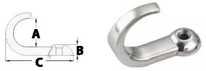 SS Haka 15x5.7x35.8 mm - Duell venetarvikkeet - 5958 - 1