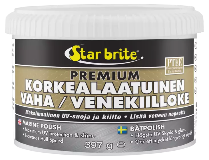 Star brite Korkealaatuinen venekiilloke/vaha PTEF 397g - Duell venetarvikkeet - 132518 - 1