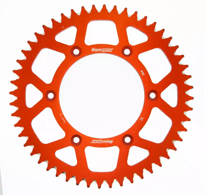 Supersprox Alu Takaratas KTM/Husqv./Husab. Oranssi 51 - Duell MP varaosat ja tarvikkeet - 118808 - 1