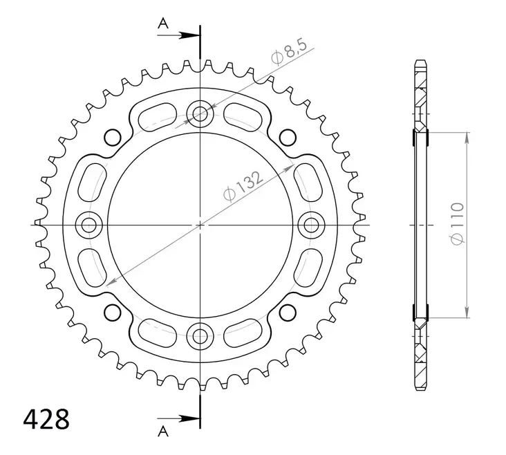 Supersprox Stealth Takaratas KTM SX85 Kulta 46 - Duell MP varaosat ja tarvikkeet - 118888 - 1