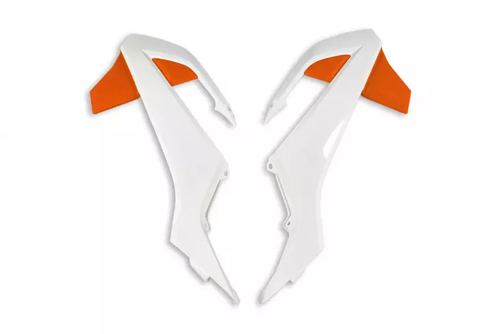 UFO Ilmanohjaimet KTM65 2019-2021 Valkoinen/oranssi 999W OEM 16-23 - Duell MP varaosat ja tarvikkeet - 48738 - 1