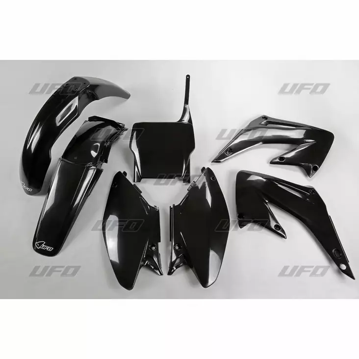 UFO Muovisarja 5-osainen Musta CR125/250 05-07 - Duell MP varaosat ja tarvikkeet - 47508 - 1