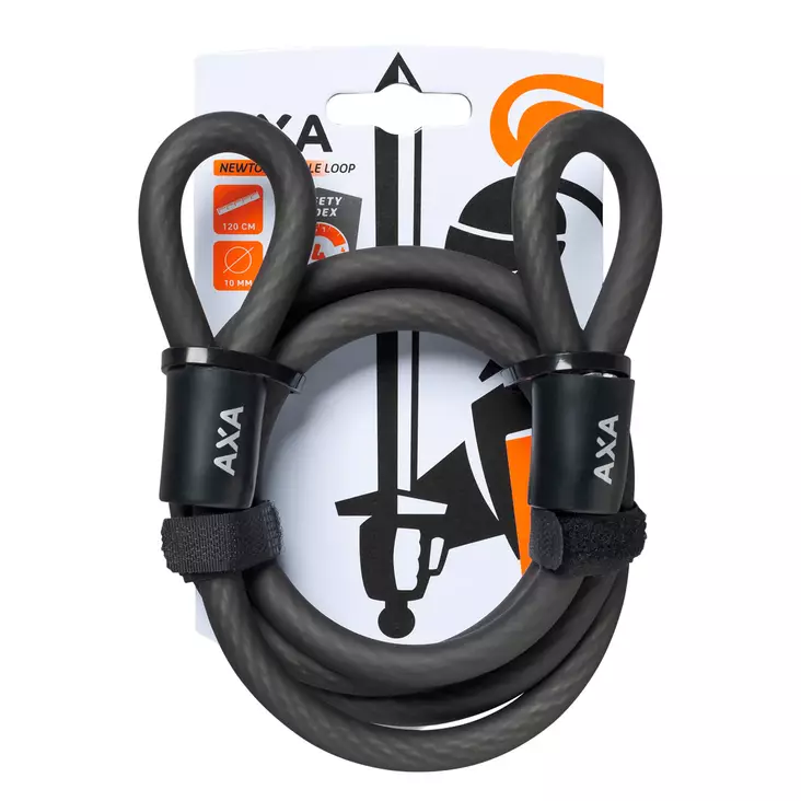 Vaijeririimu AXA Loop120 10mm x 120cm - Duell polkupyörien varaosat ja tarvikkeet - 58768 - 1