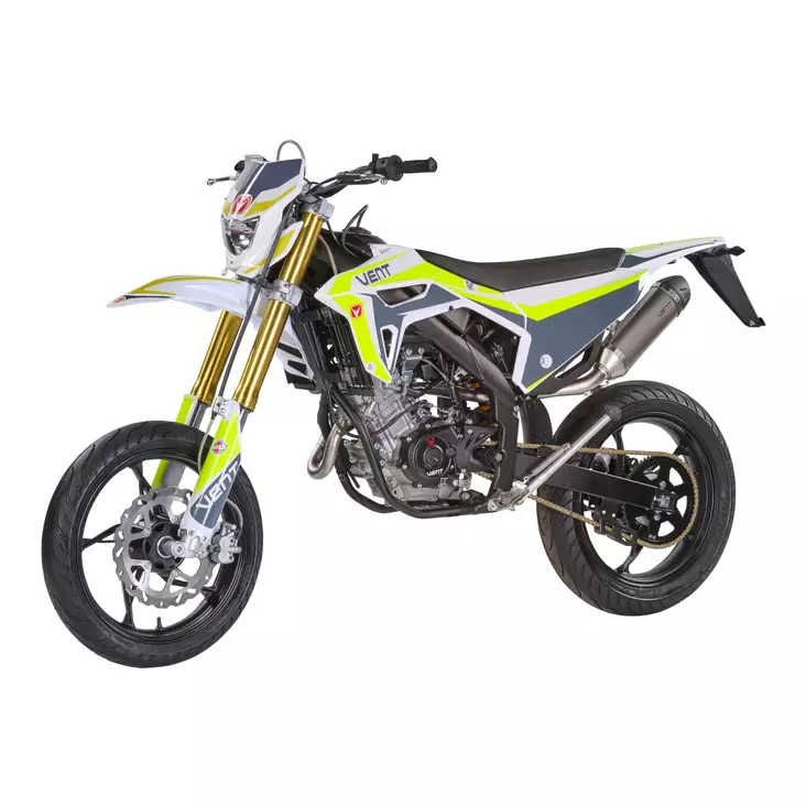 VENT DERAPAGE 125 4T - Keltainen - VENT Moottoripyörät - 1068 - 1