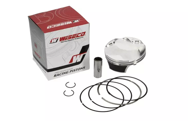 Wiseco Piston Kit YZ250F '19-23 CR. 13.8:1 (76.96mm) - Duell MP varaosat ja tarvikkeet - 85968 - 1