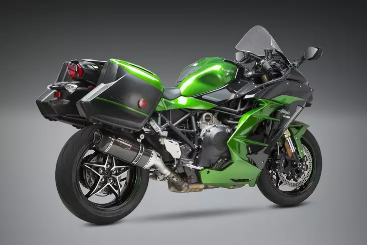 Yoshimura Slip-On Kawasaki Ninja H2 Sx 18-19 Street Alpha So Ss-Cf-Cf Works Fin - Duell MP varaosat ja tarvikkeet - 113108 - 1