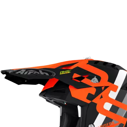 Airoh Aviator 3 Lippa Rainbow oranssi matta - Duell ajovarusteet - 59448 - 1