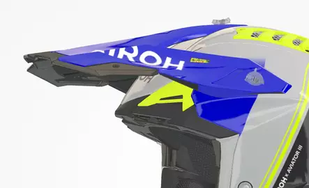 Airoh Aviator 3 Peak Hima Blue Gloss - Duell ajovarusteet - 60088 - 1