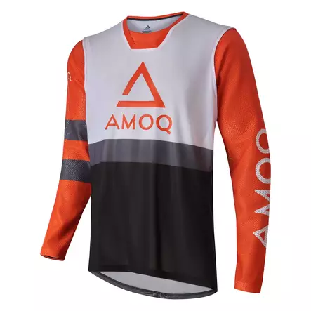 AMOQ Airline Mesh Ajopaita Oranssi/Valkoinen 2XL - Duell ajovarusteet - 52568 - 1