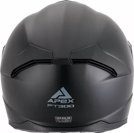 APEX Kypärä FT300 matta musta L - Duell ajovarusteet - 33498 - 1