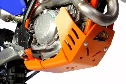 AXP Xtrem HDPE Skid Plate Orange KTM450/500EXC-F 17-23 - Duell MP varaosat ja tarvikkeet - 86878 - 1