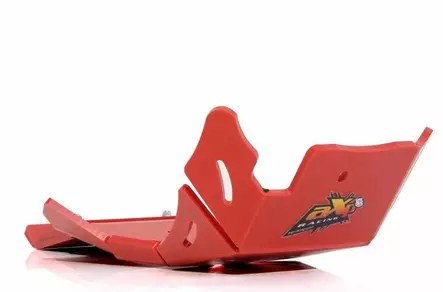 AXP Xtrem HDPE Skid Plate Red Beta 125/200RR 20-22 - Duell MP varaosat ja tarvikkeet - 86638 - 1