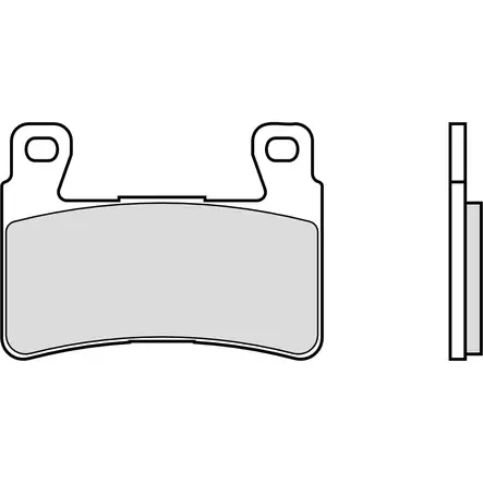 Brembo Jarrupalat Eteen Sintered Road - Duell MP varaosat ja tarvikkeet - 121608 - 1