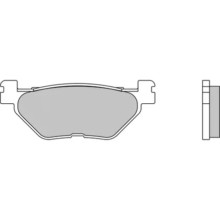 Brembo Jarrupalat Taakse Sintered Road - Duell MP varaosat ja tarvikkeet - 121168 - 1