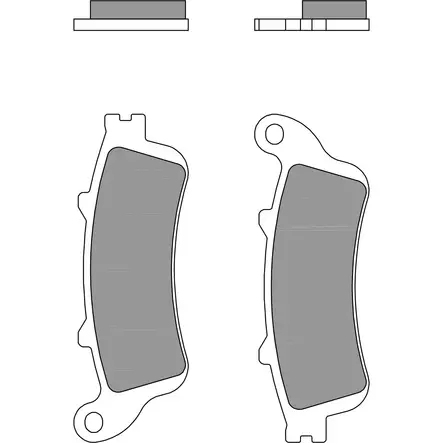 Brembo Jarrupalat Taakse Sintered Road - Duell MP varaosat ja tarvikkeet - 121498 - 1