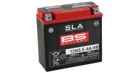 BS Battery 12N5.5-4A/4B (FA) SLA - Sealed & Activated - Duell muut varaosat ja tarvikkeet - 131918 - 1