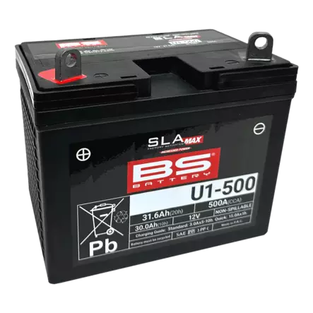 BS Battery U1-500 (FA) SLA MAX - Sealed & Activated - Duell muut varaosat ja tarvikkeet - 131208 - 1