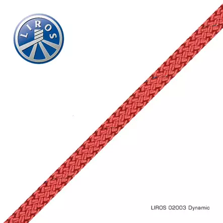 Dynamic halyard w spliced eye Red 12mm x 40m - Duell venetarvikkeet - 66508 - 1