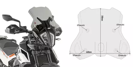 Givi Specific fitting kit for 7710DT7710D - Duell MP varaosat ja tarvikkeet - 100728 - 1