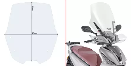 GIVI SPOILER KYMCO PEOPLE S (20-21) - Duell MP varaosat ja tarvikkeet - 100358 - 1
