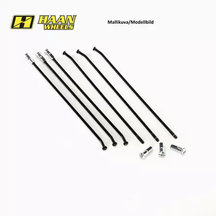 Haan pinnasarja 19 inch 36 kpl musta - Duell MP varaosat ja tarvikkeet - 63558 - 1