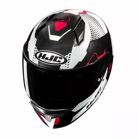 HJC Kypärä C10 Aspa Valkoinen/Musta MC1, 2XL - Duell ajovarusteet - 57058 - 1