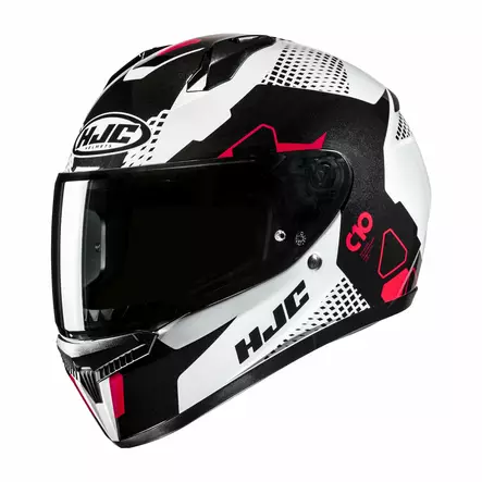HJC Kypärä C10 Aspa Valkoinen/Musta MC1, 2XL - Duell ajovarusteet - 57058 - 1