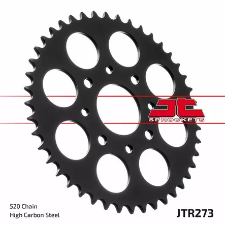JT Rear Sprocket JTR273.45ZBK - Duell MP varaosat ja tarvikkeet - 117198 - 1