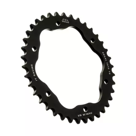 JT Takaratas Alumiini 7075 T6 JTA761.38BLK Musta - Duell MP varaosat ja tarvikkeet - 118678 - 1
