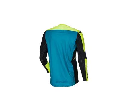 Just1 Paita J-Flex 2.0 Frontier Teal Musta/Keltainen Fluo, XL - Duell ajovarusteet - 57698 - 1