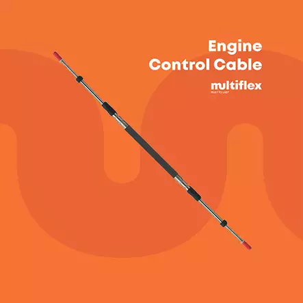 Kaukosäätökaapeli Multiflex 3300 - 10 ft / 305cm - Duell venetarvikkeet - 66738 - 1