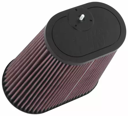 K&N Universal Clamp-On Air Filter 3-1/8" Dual Flg 8-7/8" X 5-3/16"B 6-1/4" X 4 - Duell MP varaosat ja tarvikkeet - 127818 - 1