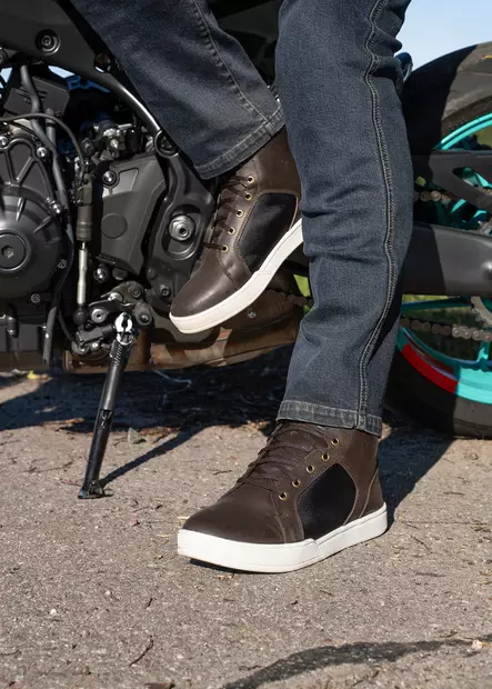 Lindstrands Sneaker Urban 43 ajokenkä kulutettu Ruskea nahka - Duell ajovarusteet - 29848 - 1