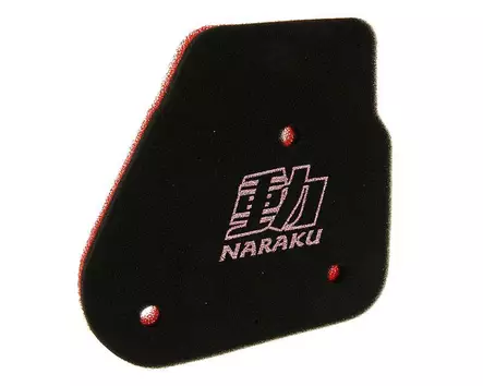 Naraku Ilmansuodatin Double Layer Minarelli Vaaka Aprilia / MBK / Yamaha - Duell mopojen varaosat ja tarvikkeet - 115318 - 1