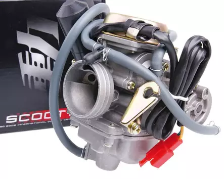 Naraku Kaasutin 24mm Metallikansi Kiina-skootterit 4-T 50cc / Kymco 4-T / SYM - Duell mopojen varaosat ja tarvikkeet - 115718 - 1
